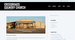 Desktop Screenshot of crossroadscountrychurch.org