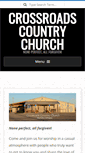 Mobile Screenshot of crossroadscountrychurch.org